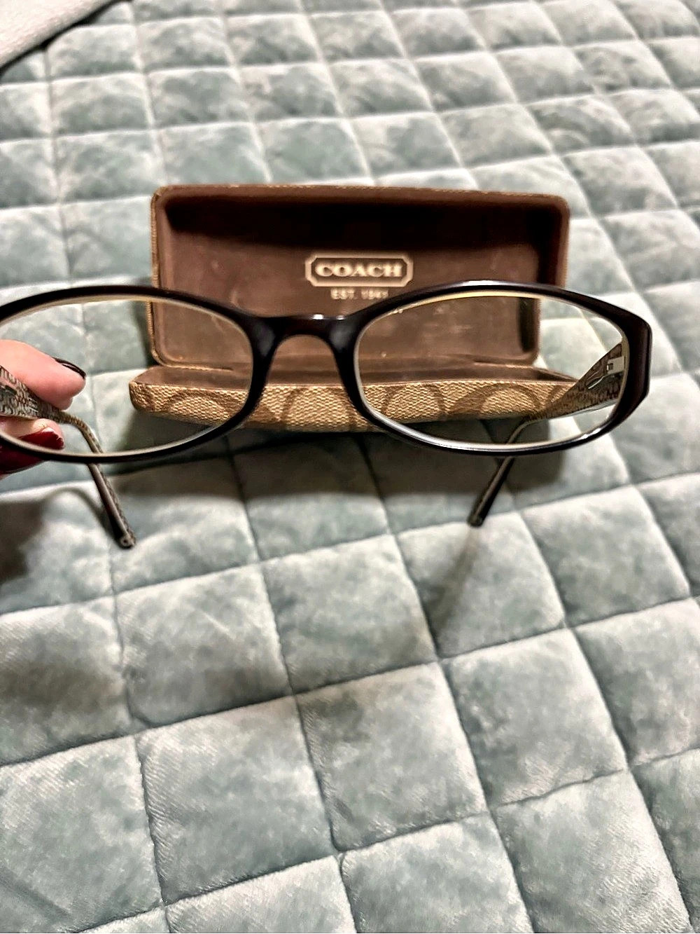 Coach Annabel 530 Brown & Gold Eyeglasses